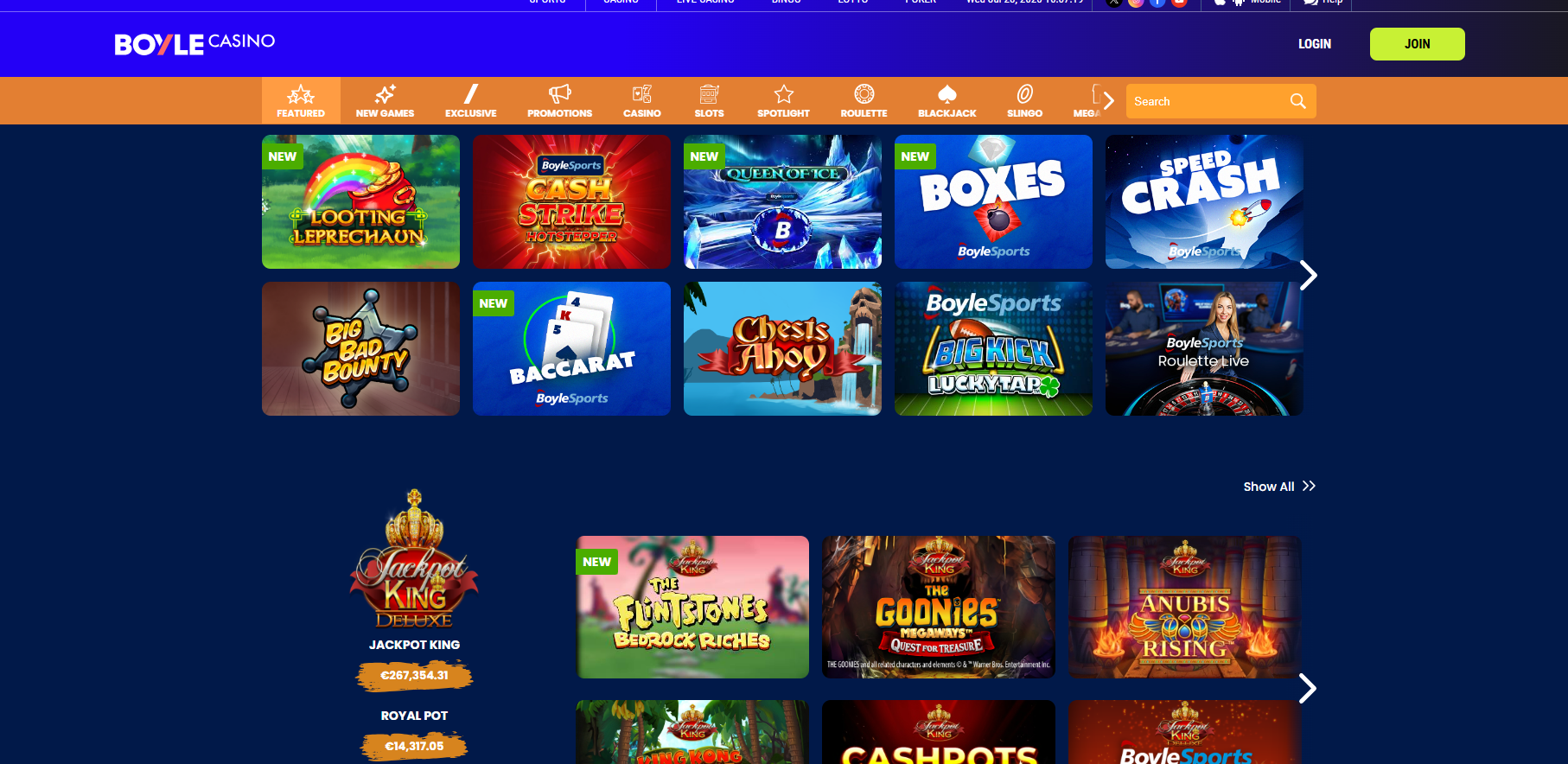 Boyle Sports screenshot